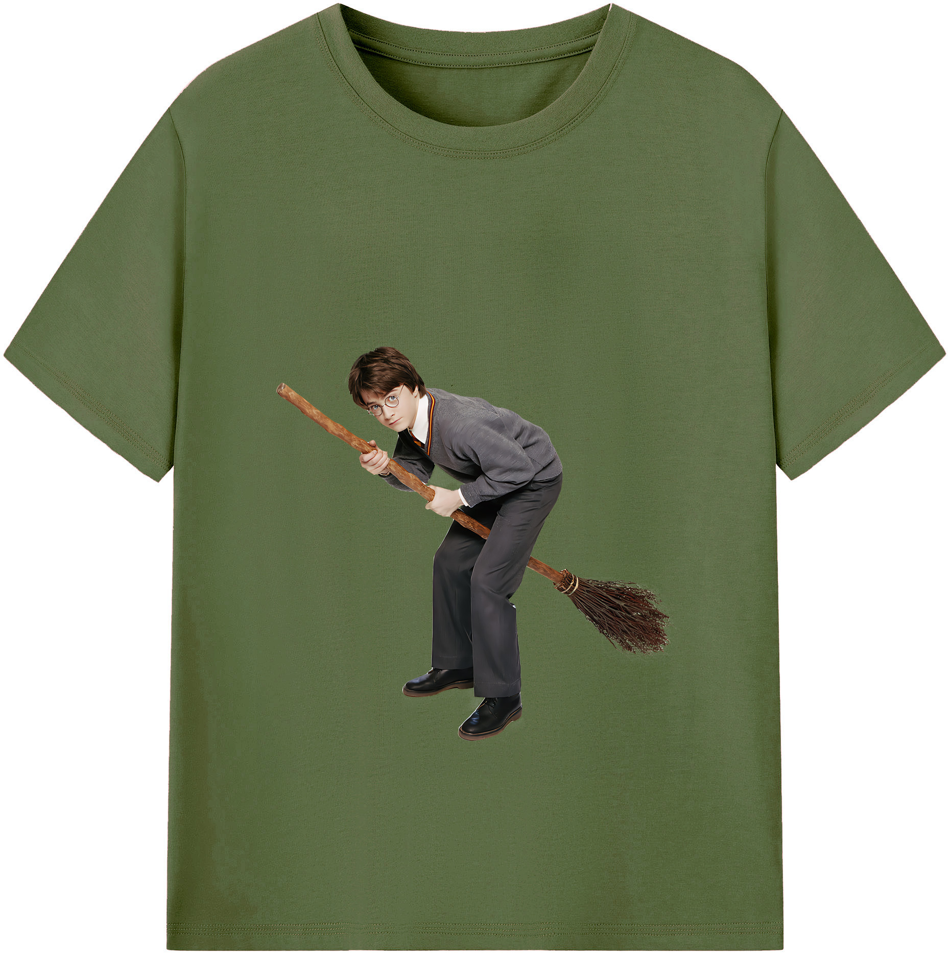 （画像用） Harry Potter ハリー・ポッターシリーズ 綿100％半袖Tシャツ（フロントプリント）